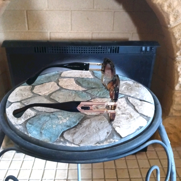 Brown/Leopard Big Retro Sunnies - Picture 4 of 6